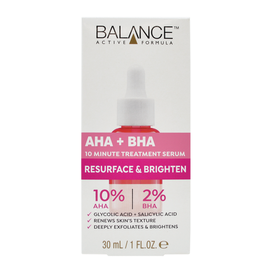BALANCE ACTIVE FORMULA - AHA 10% + BHA 2% Retexturising Serum - 30ml