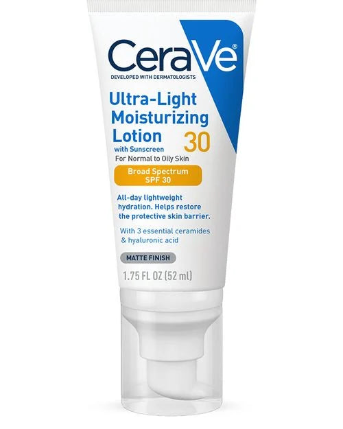 CeraVe - Ultra Light Moisturizing Lotion With Sun Screen (SPF 30) - 50ml