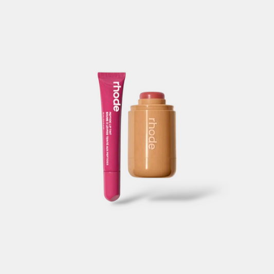Rhode - sleepy girl Pocket Blush & raspberry jelly Peptide Lip Tint Duo