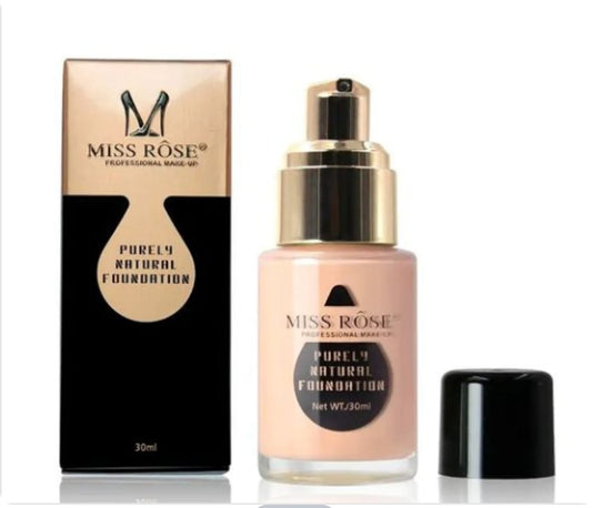 Miss Rose Purely Natural Foundation – 30ml