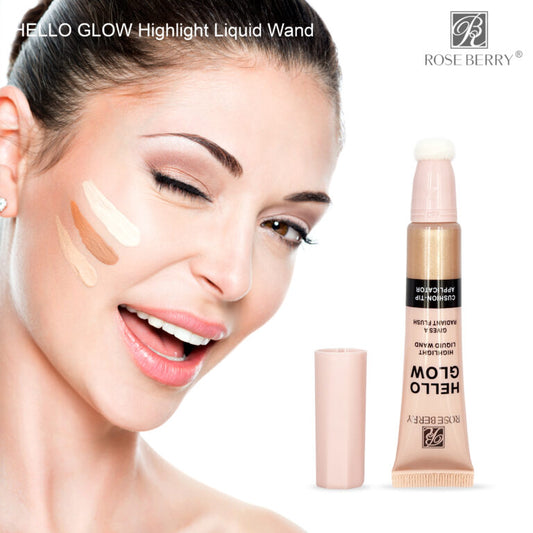 Rose Berry - Hello Glow Highlight Liquid Wand – 20ml