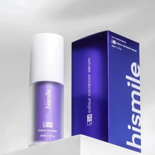 Hismile - V34 Colour Corrector Serum Purple Teeth Whitening & Stain Removal - 30ml