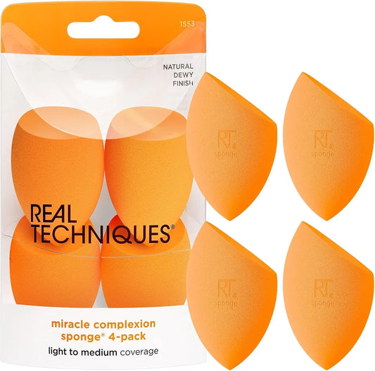 Real Technique - Miracle Complexion Sponge - Pack Of 4