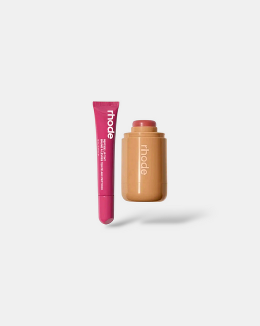 Rhode - sleepy girl Pocket Blush & raspberry jelly Peptide Lip Tint Duo